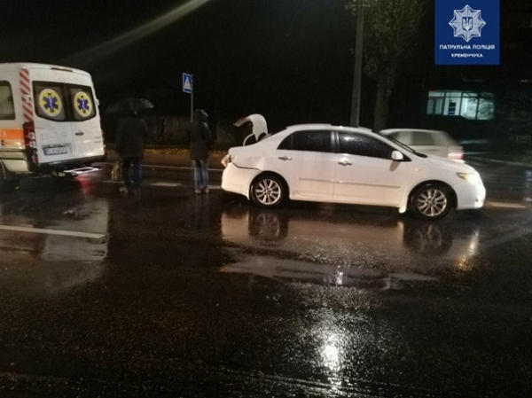 В Кременчуге женщина попала под колеса авто