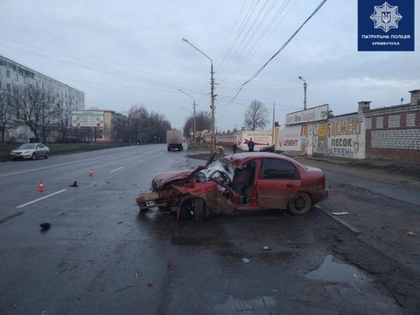 В Кременчуге произошло ДТП с пострадавшими