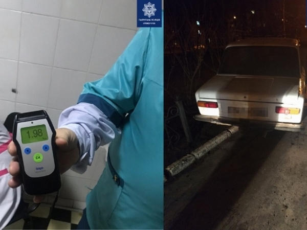 В Кременчуге пьяный водитель предлагал взятку патрульным