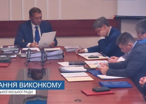 Кременчугские ассенизаторы встретились с мэром Малецким