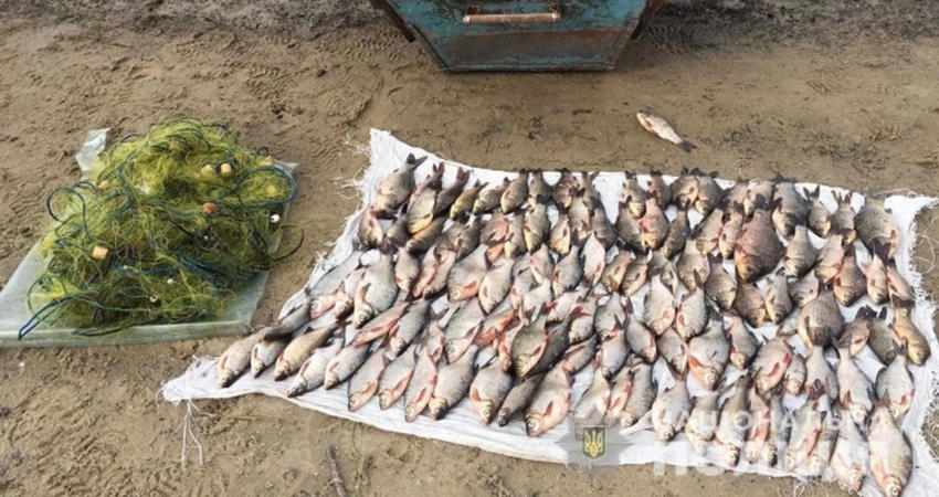 Под Кременчугом полиция задержала браконьера с 17-килограммовым уловом