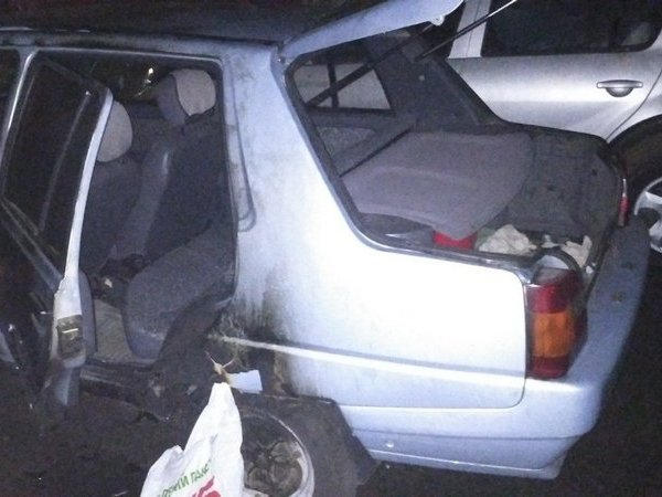 В Кременчуге недалеко от остановки «Ул. Гвардейская» горело два автомобиля