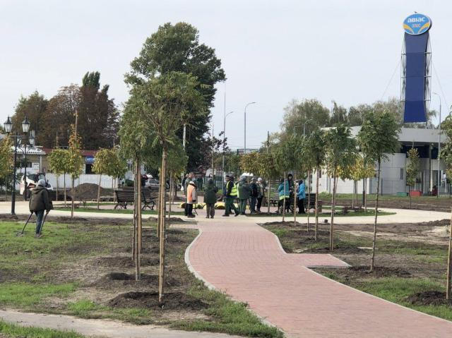 На Молодежном появился новый сквер