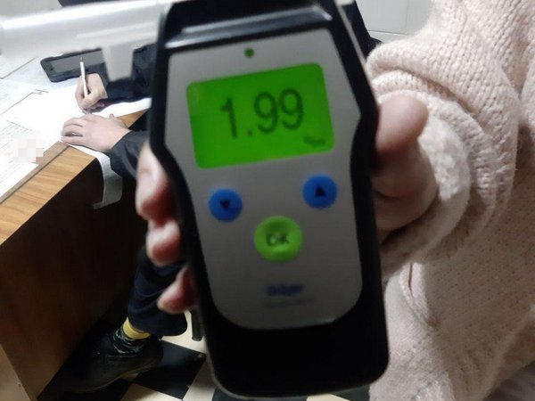 По Кременчугу разъезжал водитель с 2 промилле алкоголя в крови