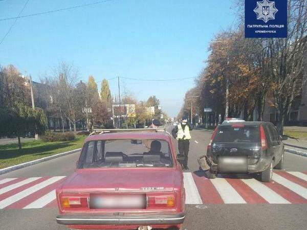 В Кременчуге на проспекте Свободы произошло ДТП
