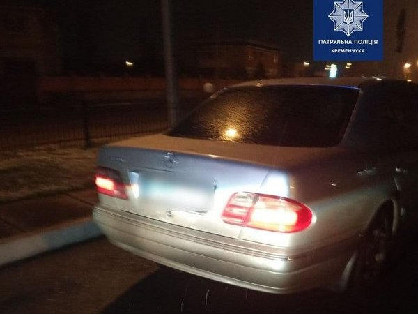 14-летний подросток катался по Кременчугу на Mercedes
