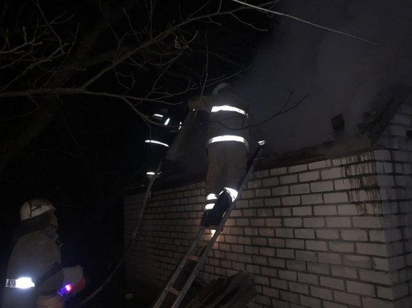 В Кременчуге горел частный дом