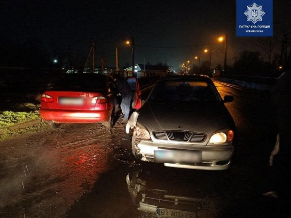 В Кременчуге водитель “под кайфом” спровоцировал ДТП