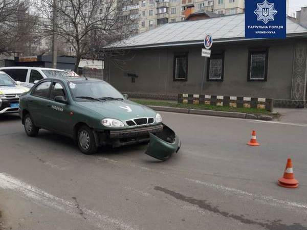 В центре Кременчуга произошло ДТП