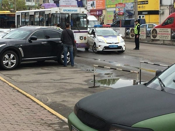 Патрульная полиция стала виновником ДТП в Кременчуге