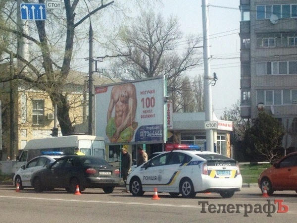 В Кременчуге произошло ДТП с участием полиции