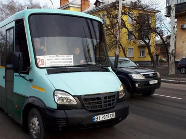 В Кременчуге маршрут движения автобусов №2В временно изменили