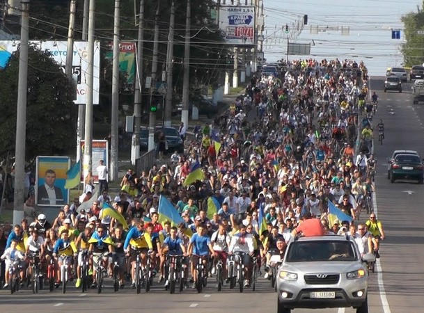 В Кременчуге на День города пройдет парад велосипедистов