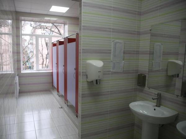 В Кременчугской гимназии №20 открыты современные санитарные комнаты
