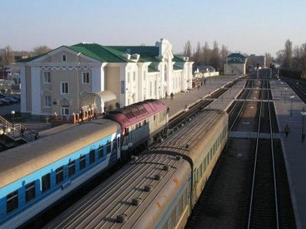 Железнодорожный вокзал в Кременчуге 