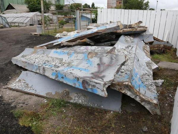Остатки «Стакана» свезли на КП «Благоустройство Кременчуга»