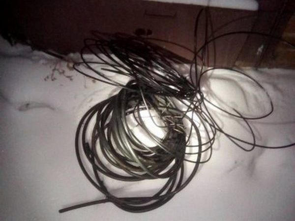 В Кременчуге прохожие предупредили кражу кабелей