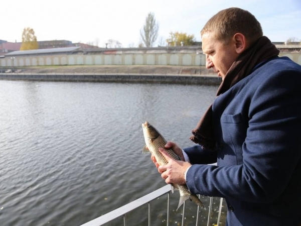 Рыба мэра Кременчуга чувствует себя отлично