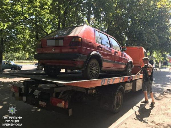 В Кременчуге полиция выявила автомобиль, находящийся в розыске