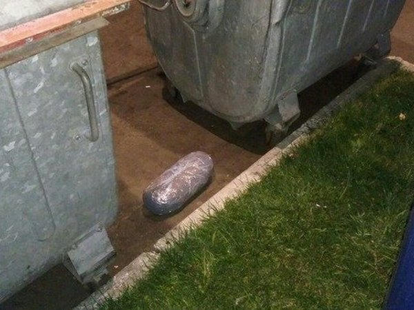 В Кременчуге пакет с марихуаной приняли за взрывчатку