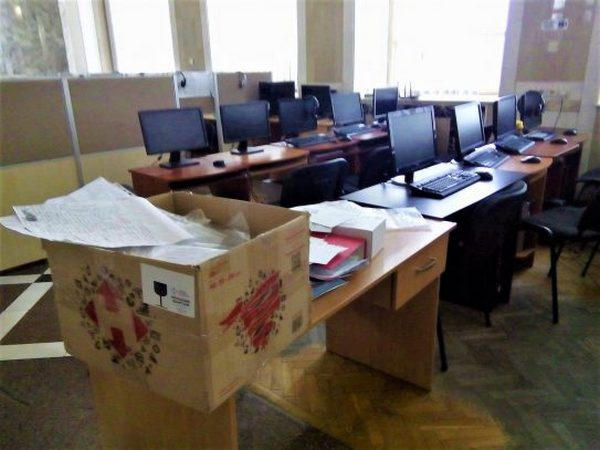 В Кременчуге обнаружили незаконный российский банк