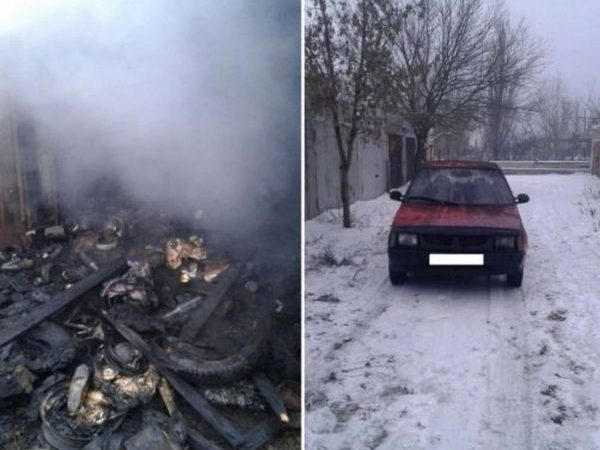 В Кременчуге произошло возгорание в гаражном кооперативе
