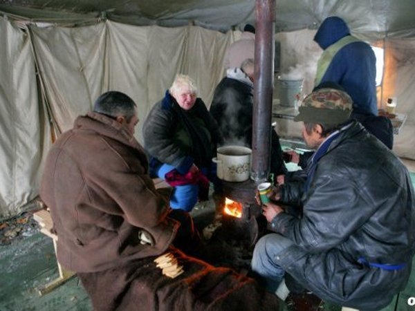 В Кременчуге за сутки обогрели 94 бездомных