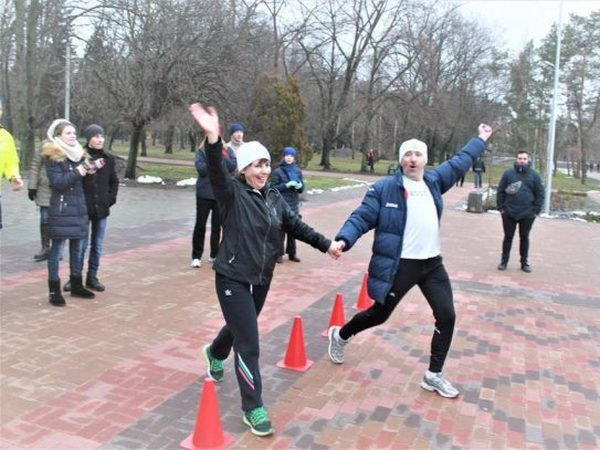 На выходных влюбленные кременчужане бежали на встречу друг другу