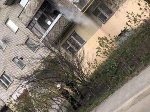 В Кременчуге из-за окурка загорелся балкон