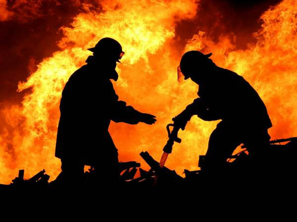 В Кременчугском районе горело стационарное отделение собеса