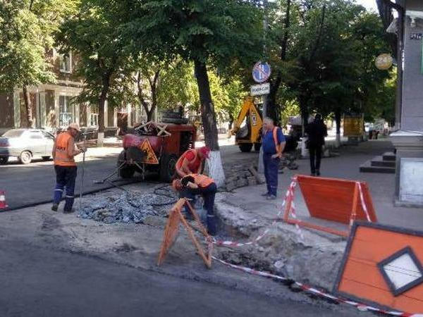 Кременчужан предупреждают о неудобствах, связанных с асфальтированием улицы Соборной