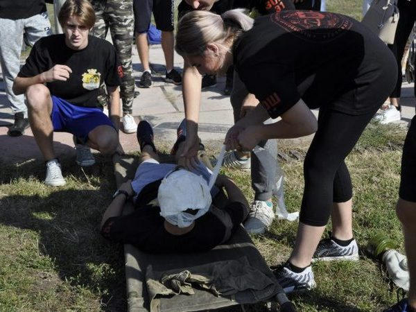 В Кременчуге прошли соревнования «патриотов»