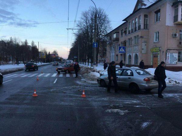 Утром в Кременчуге произошло ДТП без пострадавших