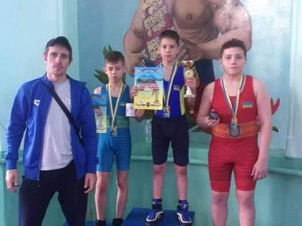Воспитанники Кременчугской школы-интерната заняли призовые места на Всеукраинском турнире по борьбе