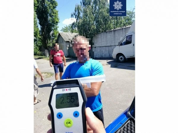 В Кременчуге пьяный водитель остался без прав