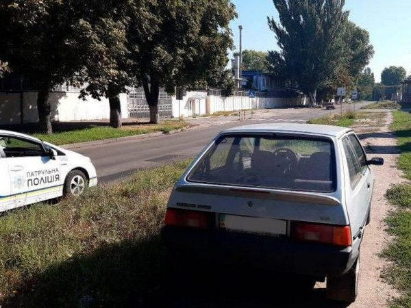 Полчаса понадобилось кременчугским патрульным, чтобы найти угнанное авто