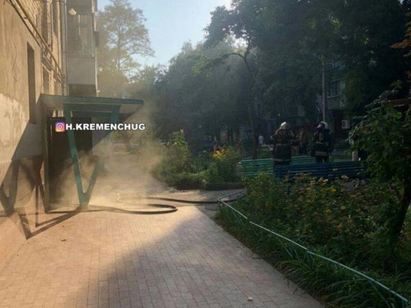 В Кременчуге короткое замыкание в компьютерном блоке стало причиной пожара