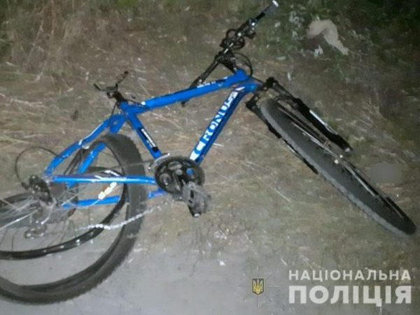 Под Кременчугом не разминулись мотоциклист с велосипедистом
