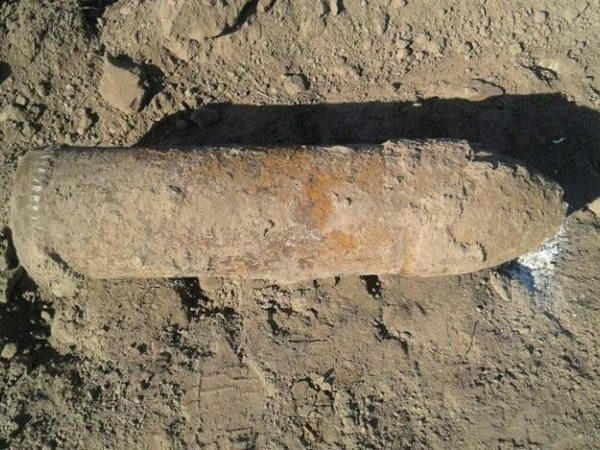 Под Кременчугом обнаружен артснаряд 152 мм