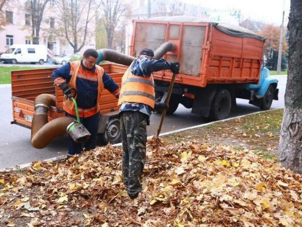 В Кременчуге на вывоз мусора бросили всю технику КАТП-1628
