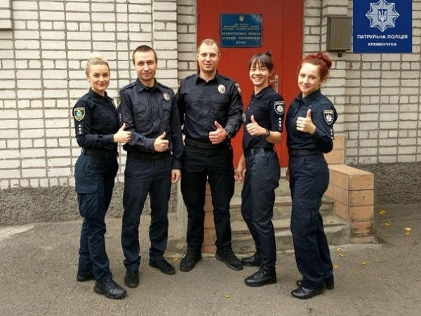 Кременчугские патрульные стали донорами