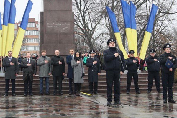 Кременчугская полиция присягла на верность Украине и Кременчугу