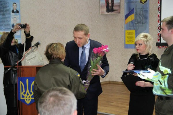 В Кременчуге поздравили батальон Национальной гвардии Украины