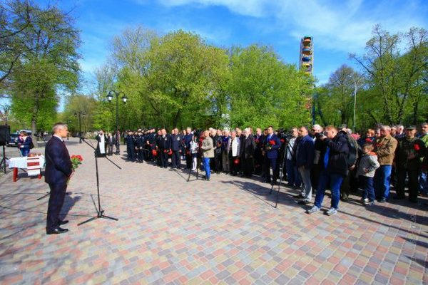 В Кременчуге почтили память погибших во время Чернобыльской аварии