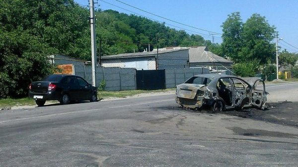 В результате ДТП в Кременчугском районе сгорел автомобиль Chevrolet