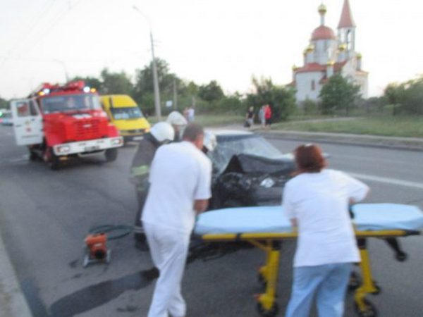 В Кременчуге произошло тройное ДТП: одну из пассажирок госпитализировали