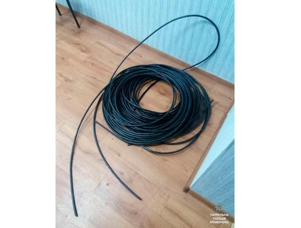 Кременчугская полиция задержала двух «кабельных» воров