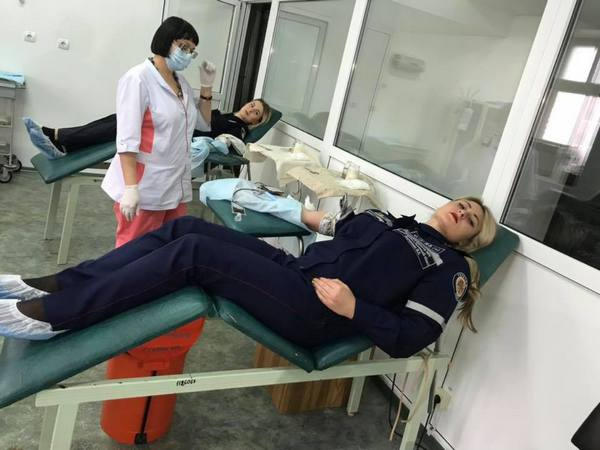 Кременчугские пресс-офицеры поделились своей кровью