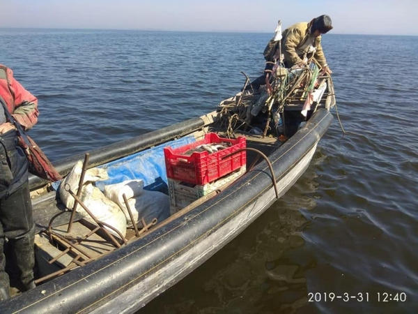 Госрыбагенство задержано крупных браконьеров на Кременчугском водохранилище