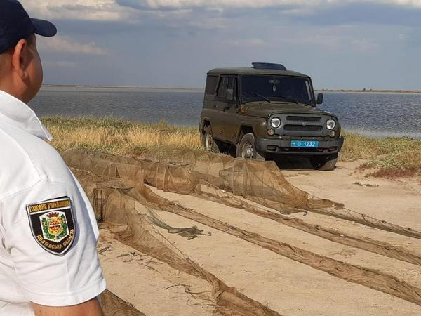 Кременчугские правоохранители ловили браконьеров в Черном море